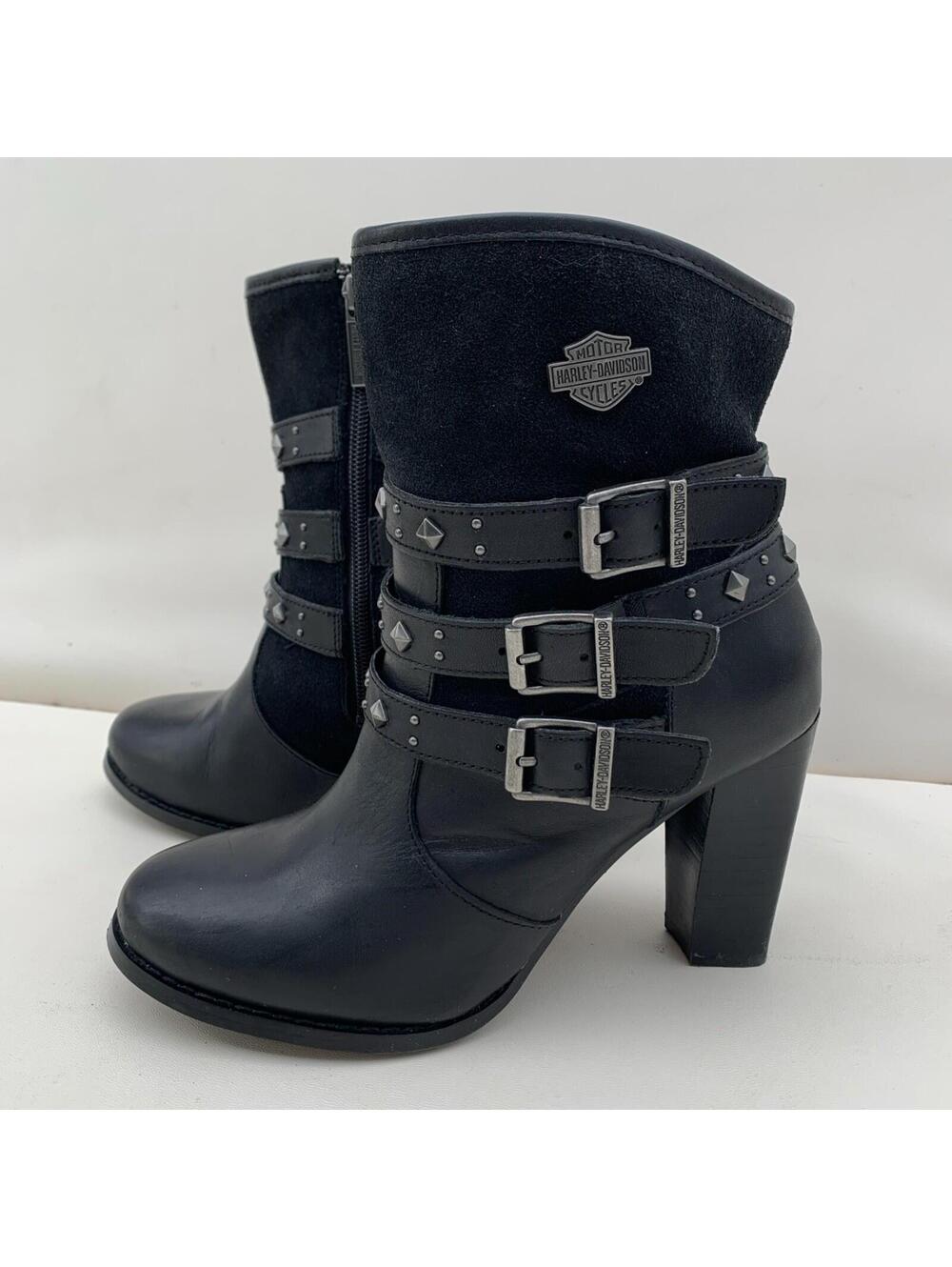 Harley Davidson Moto Boots Womens Sz 7.5
